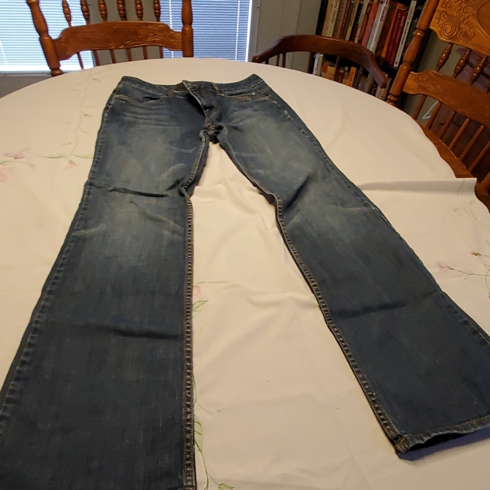 Ladies Harley Davidson blue jeans